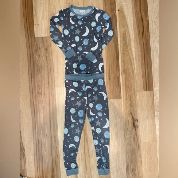 Little Sleepies Kids Space-Themed Pajamas 4T - Picture 1 of 5